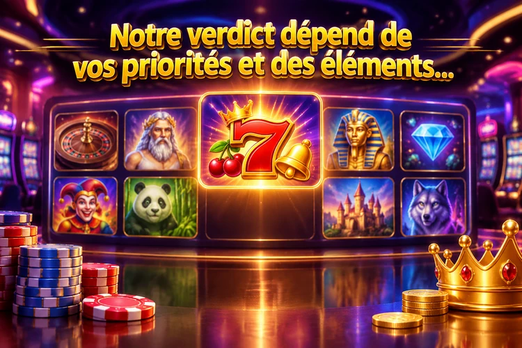 Notre verdict dépend de vos priorités et des éléments confirmés