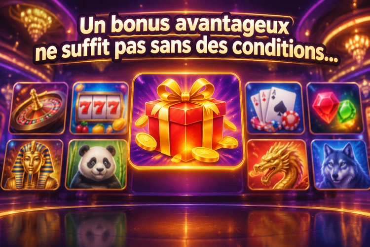 Un bonus avantageux ne suffit pas sans des conditions claires