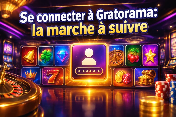Se connecter à Gratorama: la marche à suivre